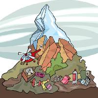 mountain, ice, trash, chopper Igor Zakowski - Dreamstime