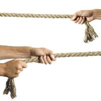 Pixwords The image with rope, hands, fingers Bortn66 - Dreamstime