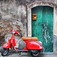 bike, motor, motorbike, door, mail 578foot - Dreamstime